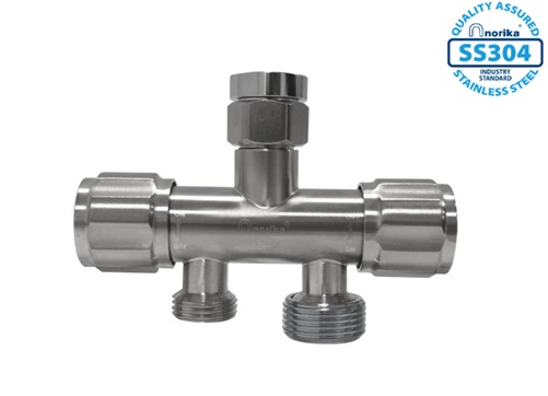 Stainless Steel 304 One to Dual Out Valve