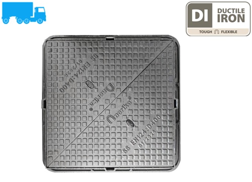 Ductile Iron Heavy Duty Manhole Cover & Frame (Grade D400)
