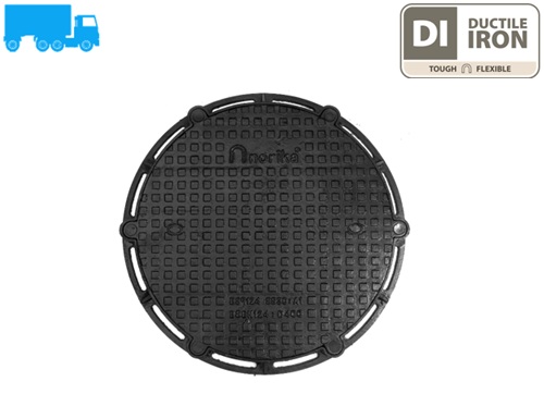 Airtight  & Watertight Ductile Iron Heavy Duty Round Manhole Cover & Frame (Grade D400)