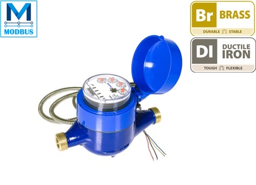 Multi Jet Dry Dial Smart Water Meter With Modbus RTU Output  (R80)